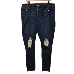 Good American High Rise Skinny Jean Size 20-26.